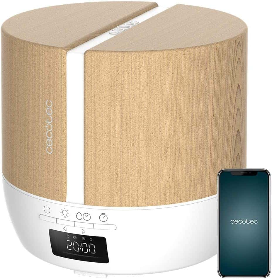 Cecotec Difusor de Aromas PureAroma 550 Connected White Woody