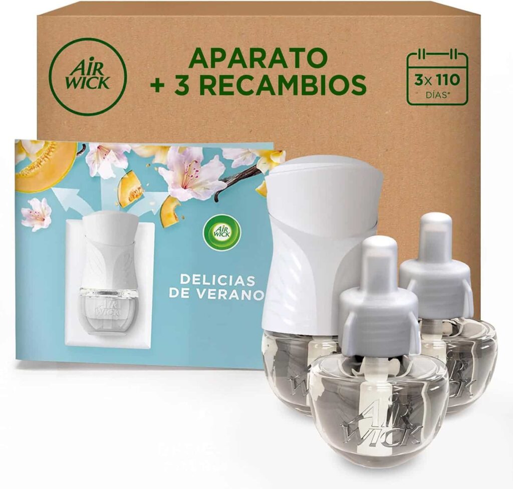 aparato difusor y recambios aiwick ambientador 